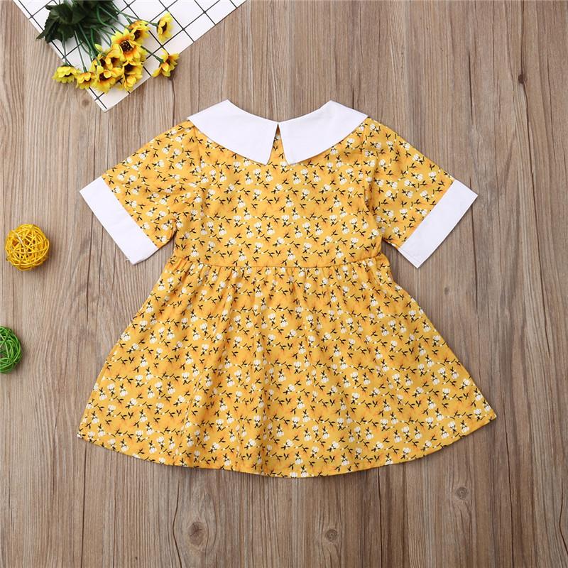 Beautiful Doll Collar Floral Allover Dress