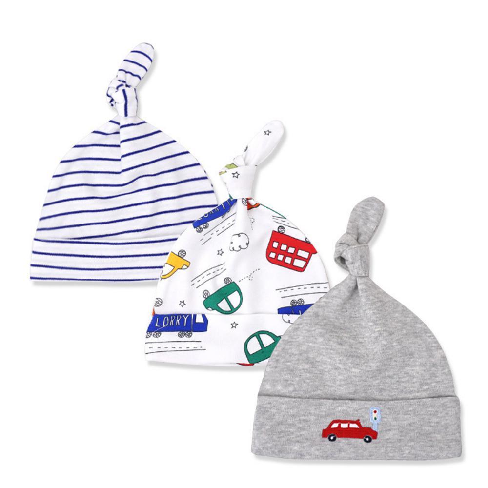 Three Piece Cotton Cap For Boys And Girls Children'S Boutique Wholesale