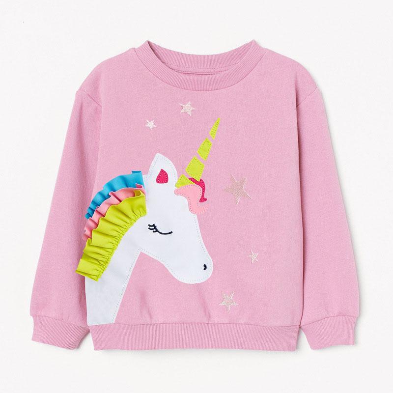 Pure cotton cartoon long-sleeved girls blouse wholesale