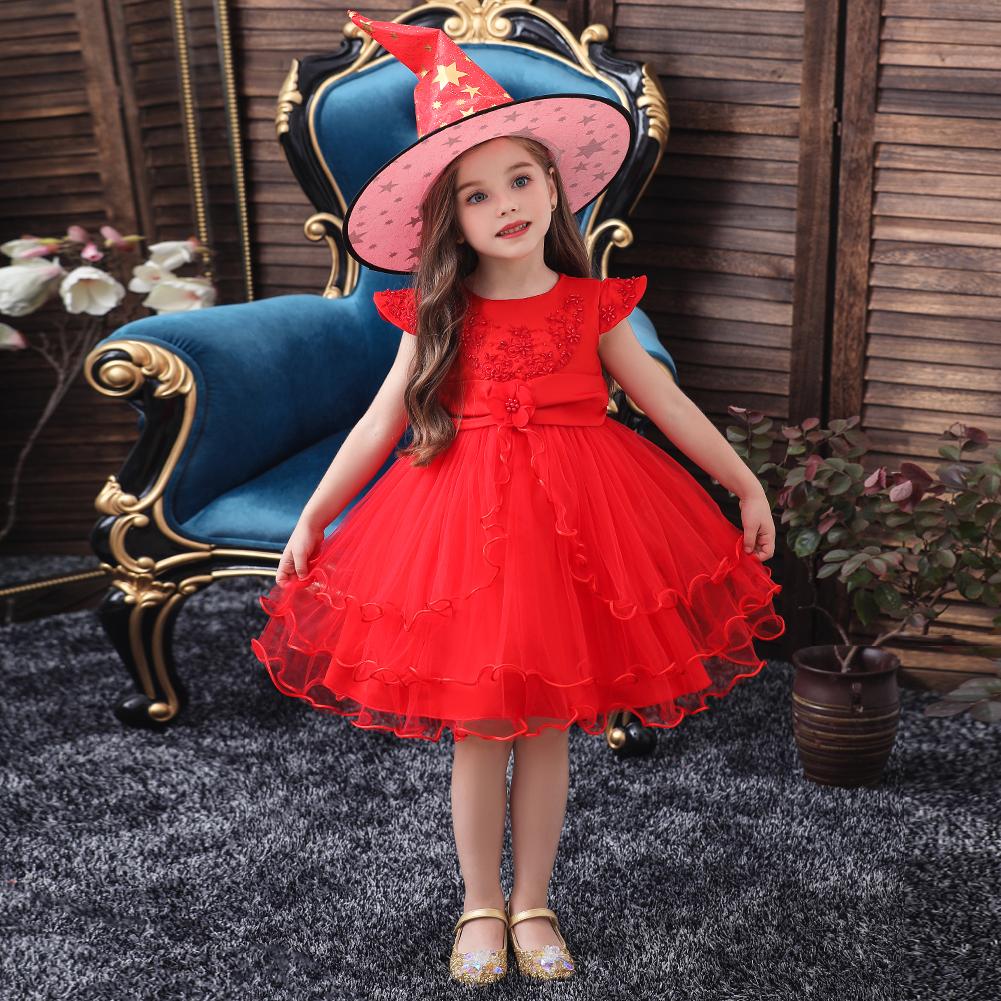 Christmas Little Witch Performance Dress With Hat