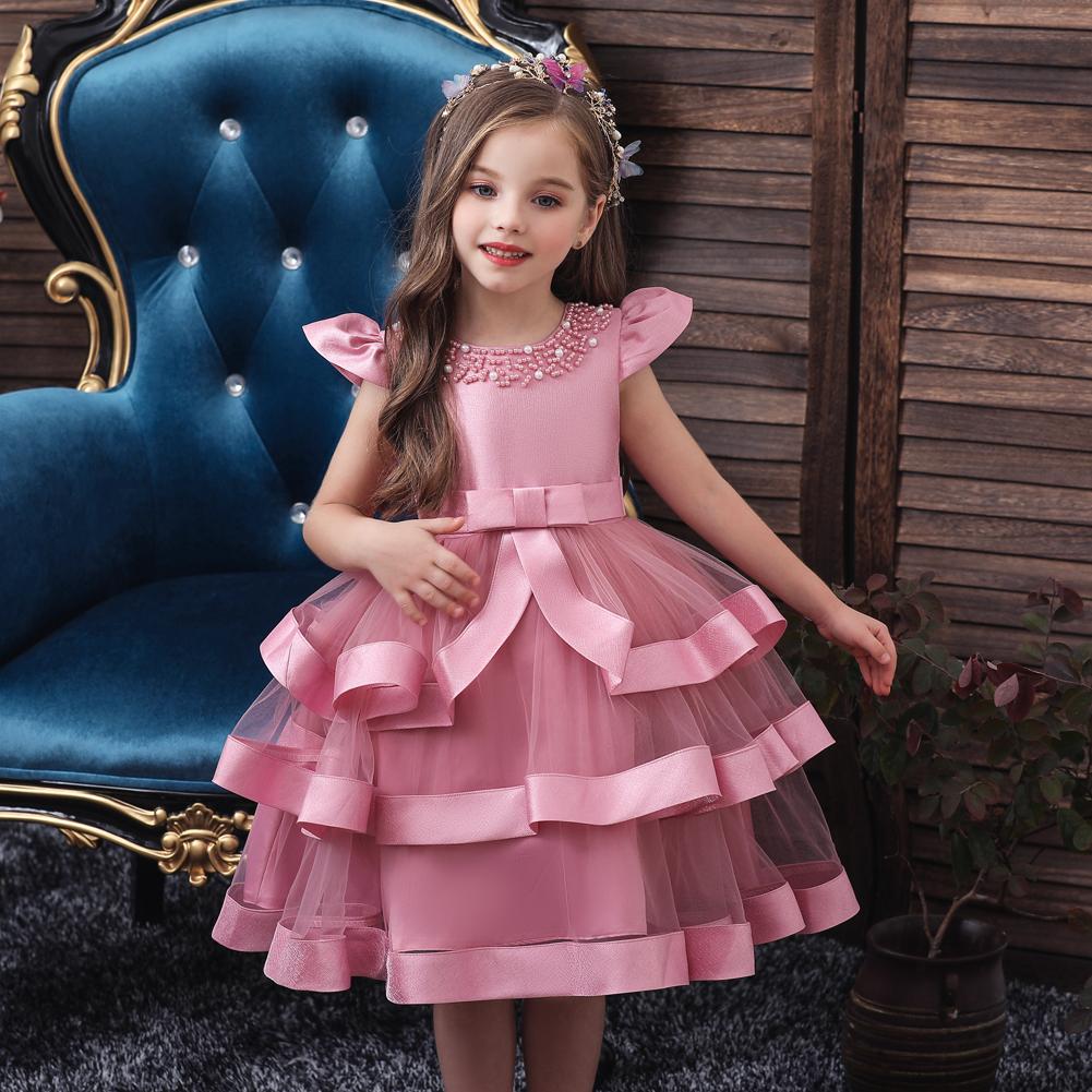 Girl Princess Flying Sleeves Performance Dress