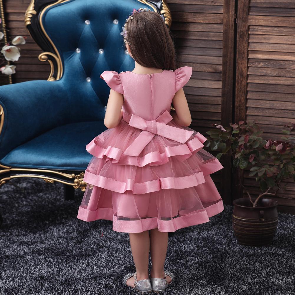 Girl Princess Flying Sleeves Performance Dress