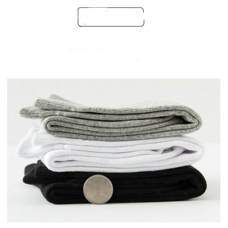MOQ 8Pairs Simple High Cotton Socks Wholesale
