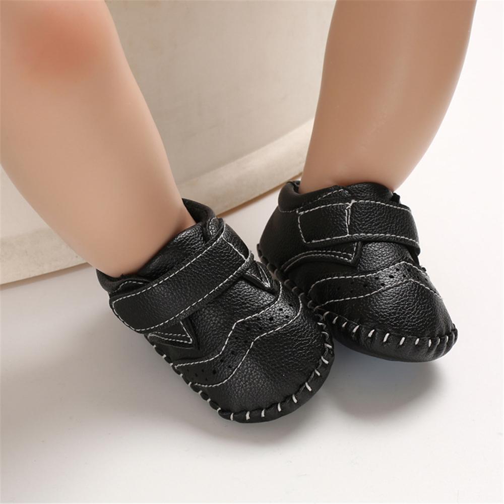 Baby Unisex Soft Non-Slip Magic Tape Flats Wholesale Baby Shoes Suppliers