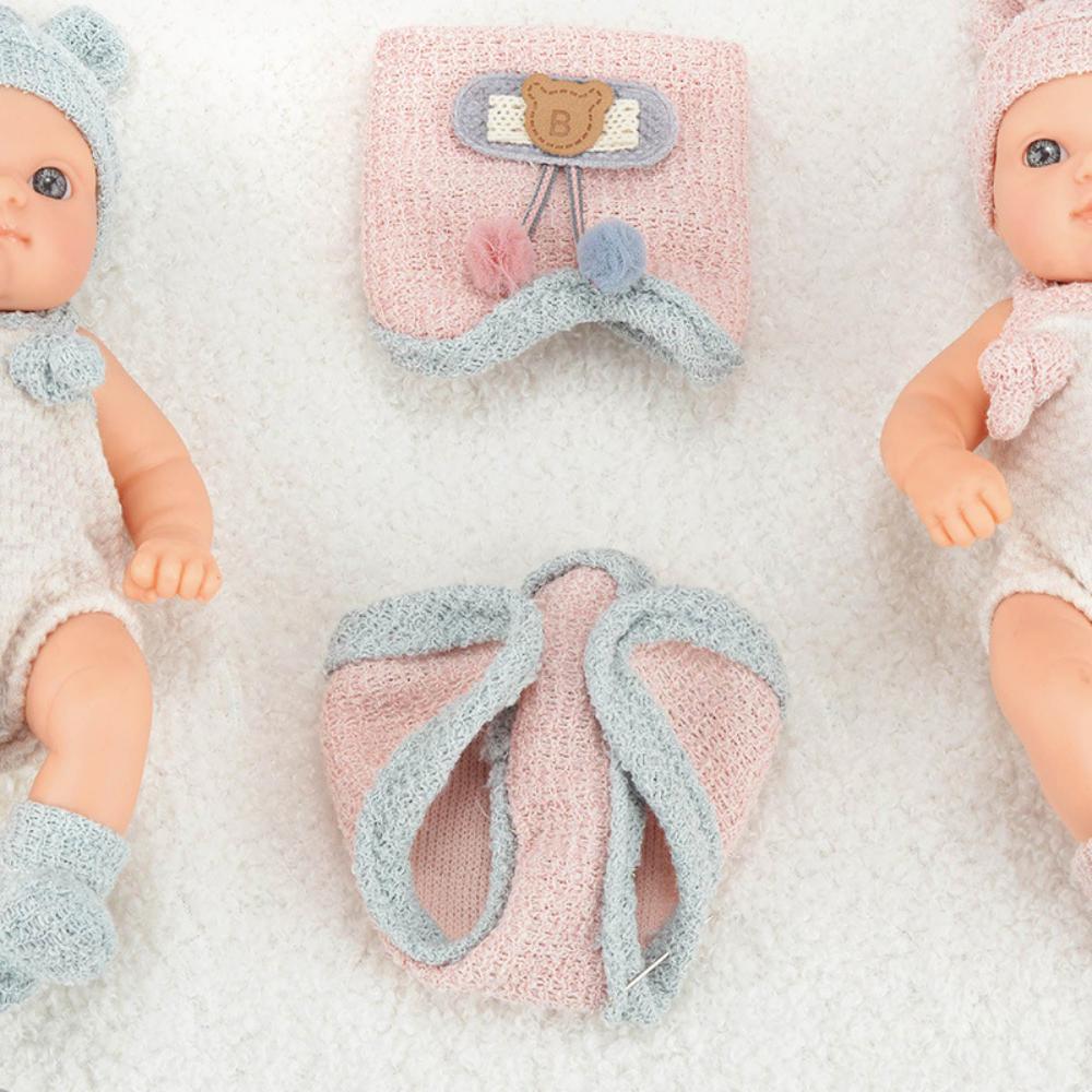 MOQ 2Boxes 8-Inch Doll Cute Baby Toy 2 Pieces Set Wholesale Kids Accessories