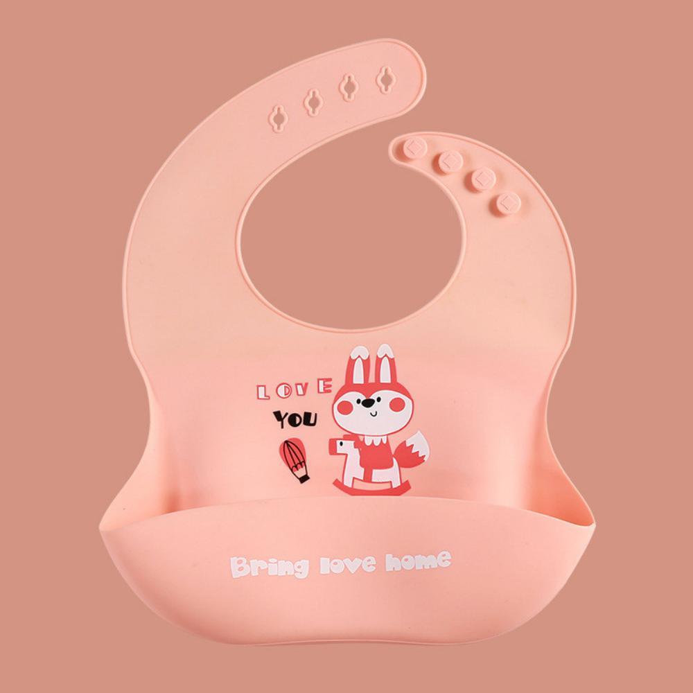 MOQ 2PCS Baby Silicone Waterproof Stereo Bib Kids Children's Saliva Pocket Accessories Wholesale