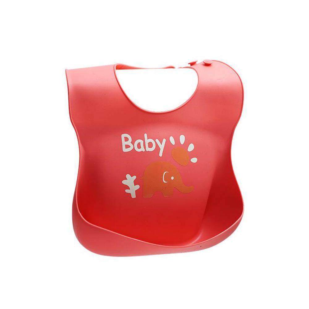 MOQ 2PCS Children's Silicone Cartoon Bib Baby Bibs Accessories Wholesale