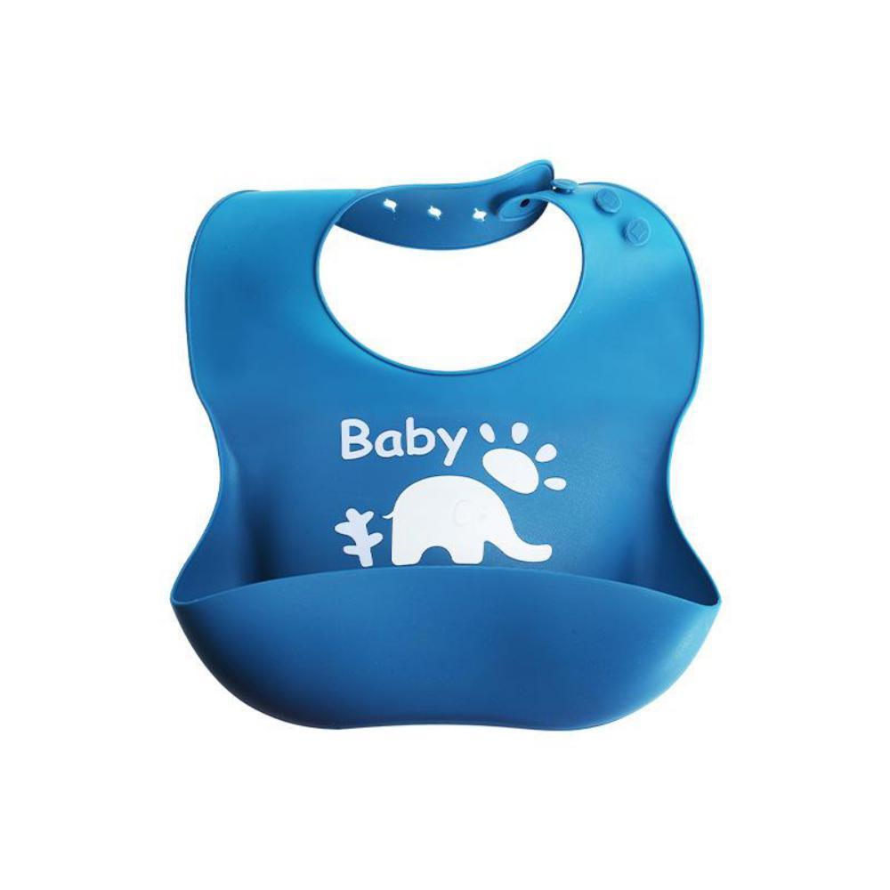 MOQ 2PCS Children's Silicone Cartoon Bib Baby Bibs Accessories Wholesale