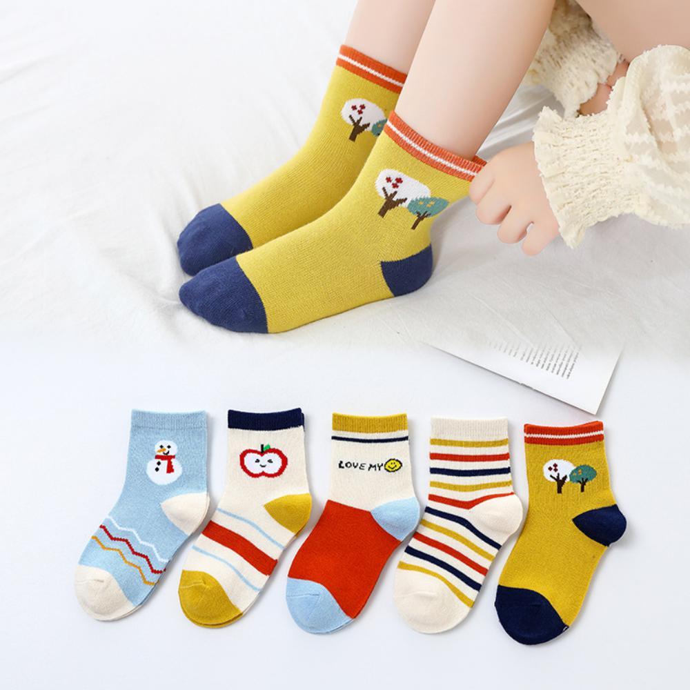 MOQ 2 Packs Newborn Summer Colorful Thin Socks Boys&Girls Socks Ten Pieces In Total Childrens Accessories Wholesale