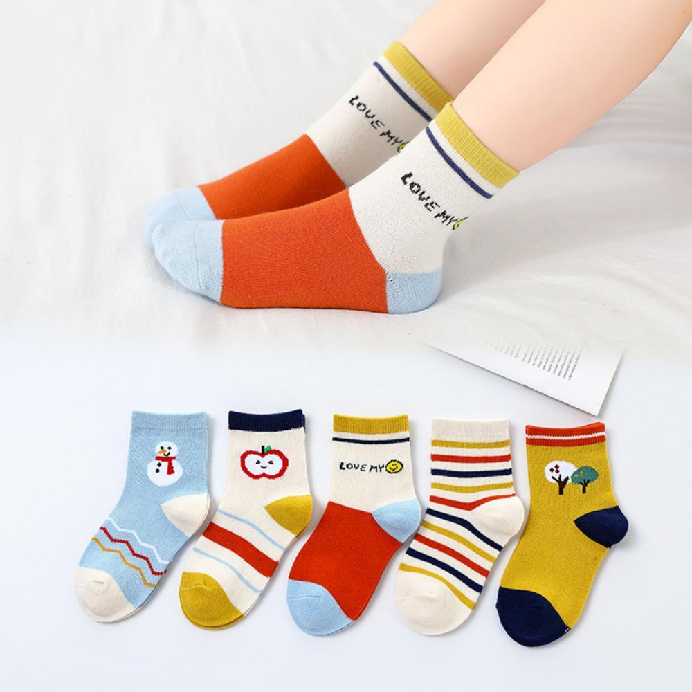 MOQ 2 Packs Newborn Summer Colorful Thin Socks Boys&Girls Socks Ten Pieces In Total Childrens Accessories Wholesale