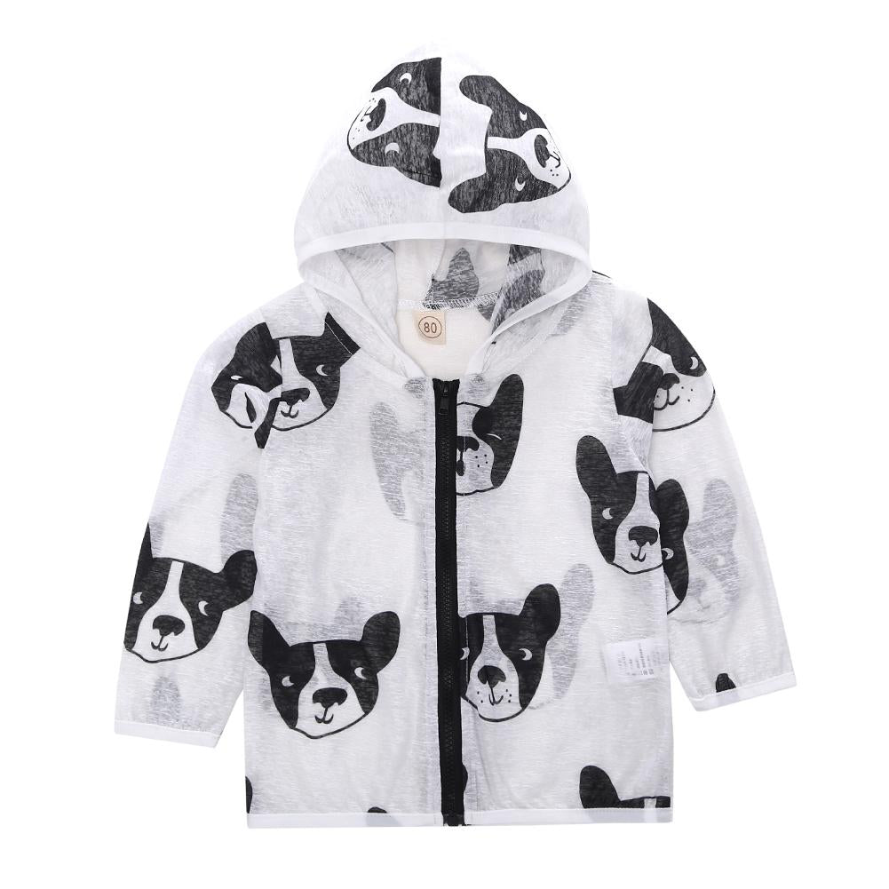 MOQ 30PCS No Profit On Sale Clearance & Closeout Specials Unisex Cartoon Printed Hooded Long Sleeve Jacket kids clothing vendors