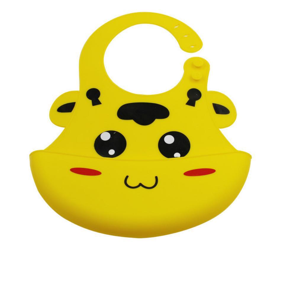 MOQ 3PCS Cartoon Baby Silicone Bib Accessories Wholesale