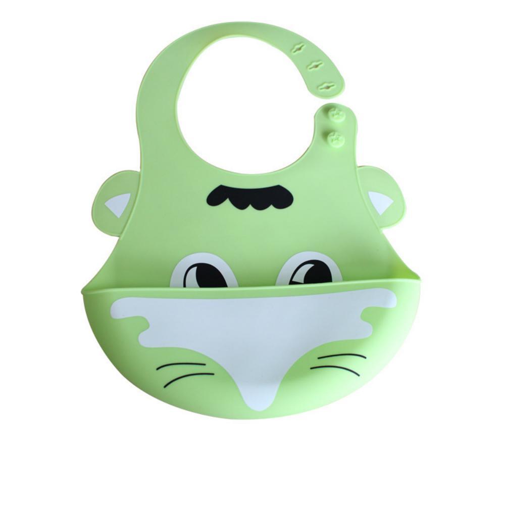 MOQ 3PCS Cartoon Baby Silicone Bib Accessories Wholesale