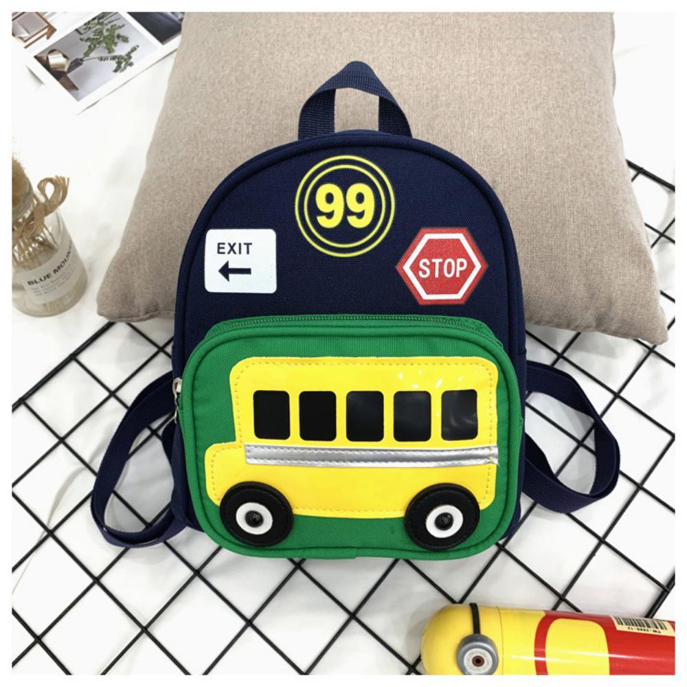 3PCS+ Cartoon Car Backpack Cute Travel Small School Bag Children's Bags Wholesale