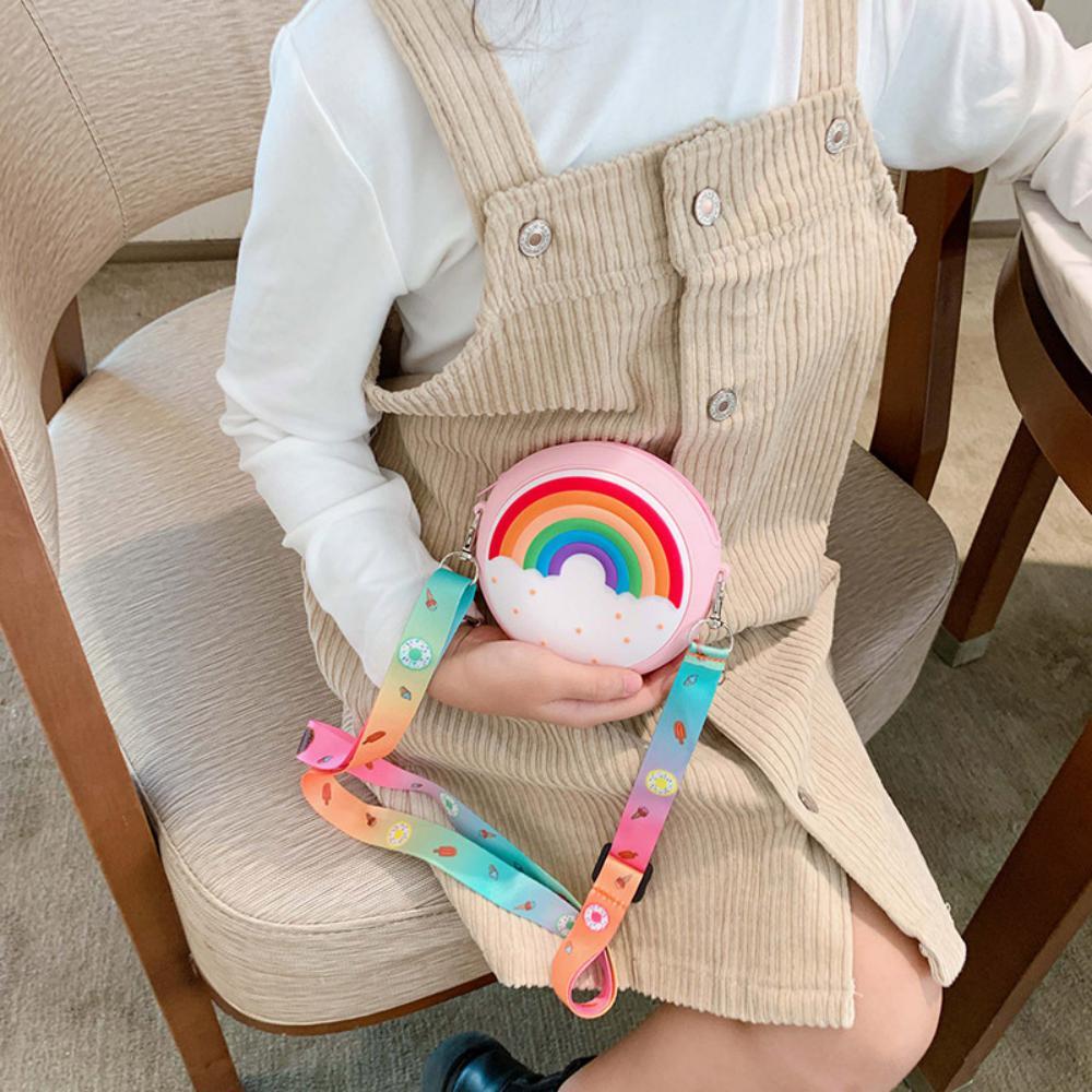 MOQ 3PCS Children's Cute Fashion Donut Messenger Bag Wholesale Accessories