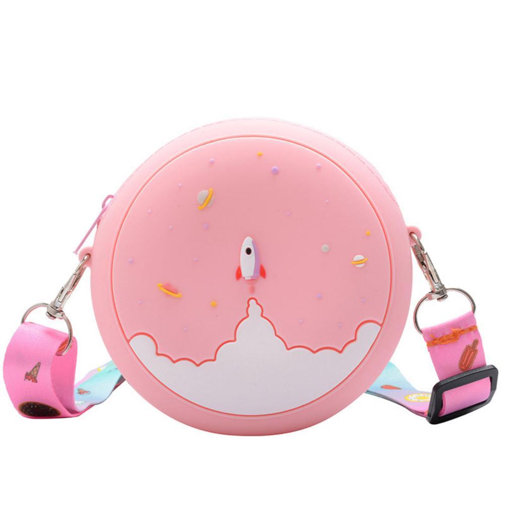 MOQ 3PCS Children's Cute Fashion Donut Messenger Bag Wholesale Accessories