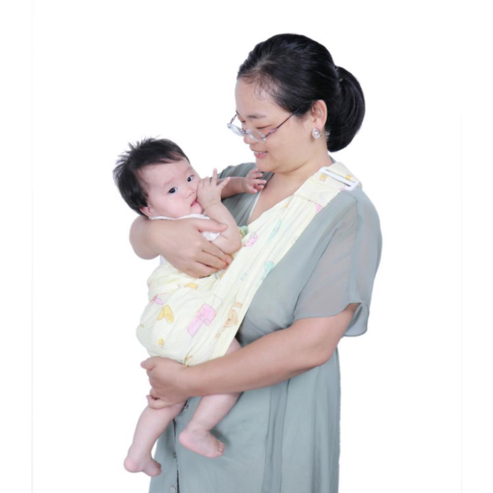 MOQ 3PCS Cotton Cartoon Printed One Shoulder Horizontal Holding Baby Bag  Wholesale Accessories