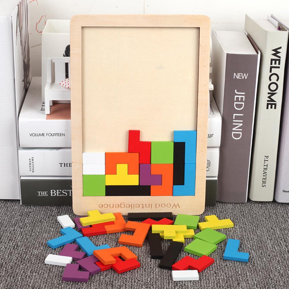 MOQ 3PCS Tetris Building Blocks Children's Educational Toys Wholesale Kids Accessories