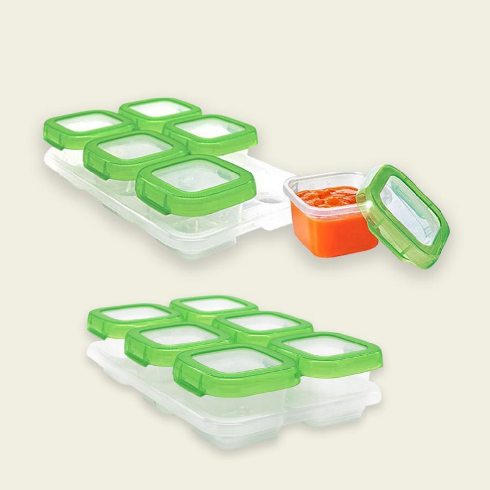 MOQ 3 Pieces Baby Food Box Six-pack Set Freezer Box Fresh-keeping Box Wholesale Kids Accessories