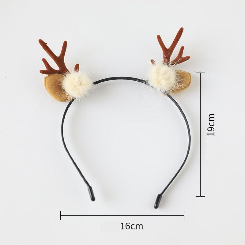 MOQ 9PCS Christmas Antler Decor Headband Wholesale