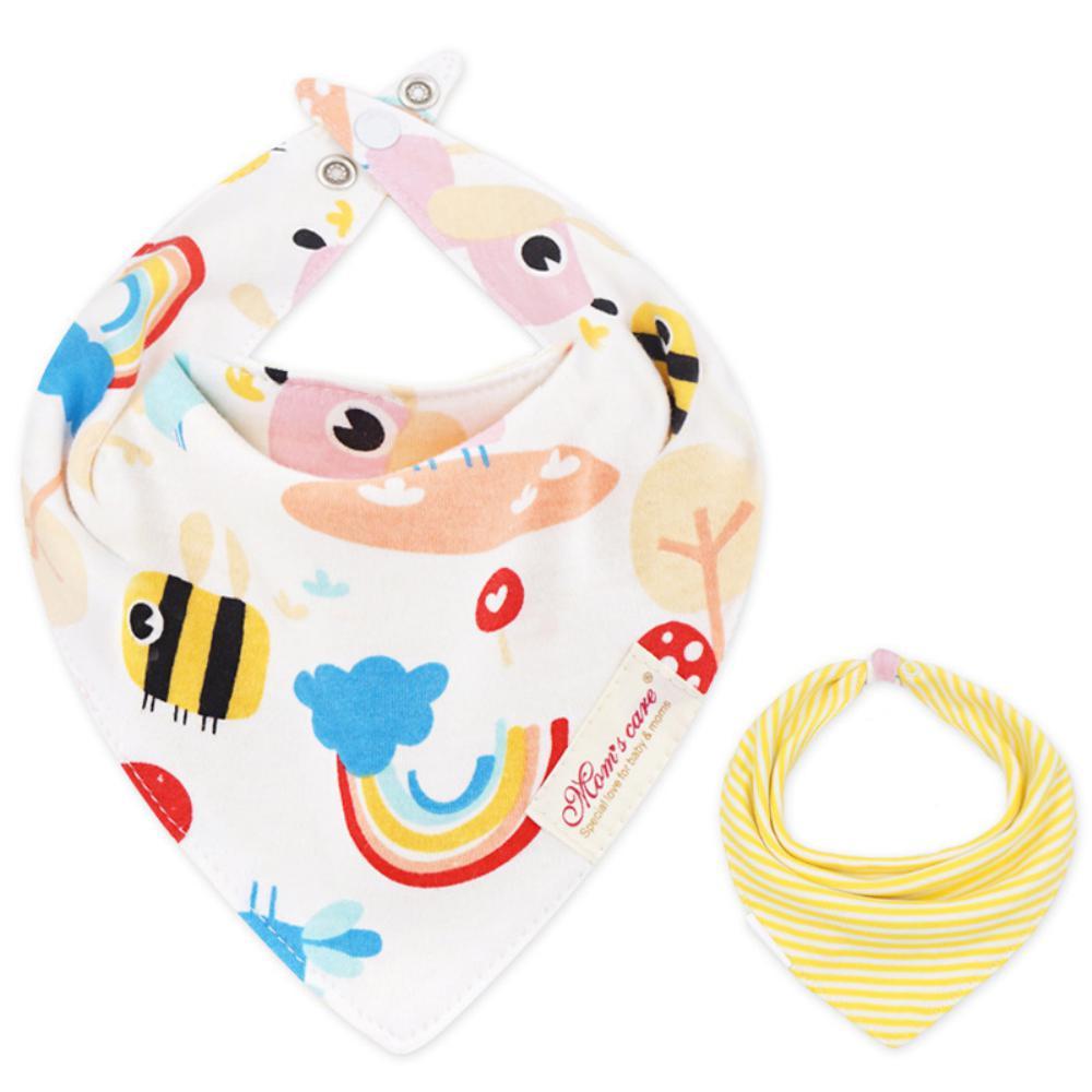 Baby's Double Layer Cotton Cloth, Single Piece, Double Side Triangular Towel  Baby Accessories Wholesale