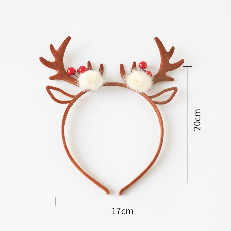 MOQ 9PCS Christmas Antler Decor Headband Wholesale