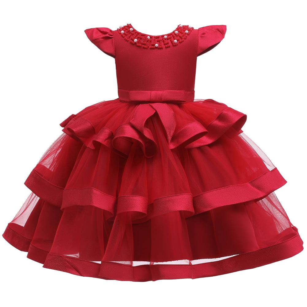 Girl Princess Flying Sleeves Performance Dress