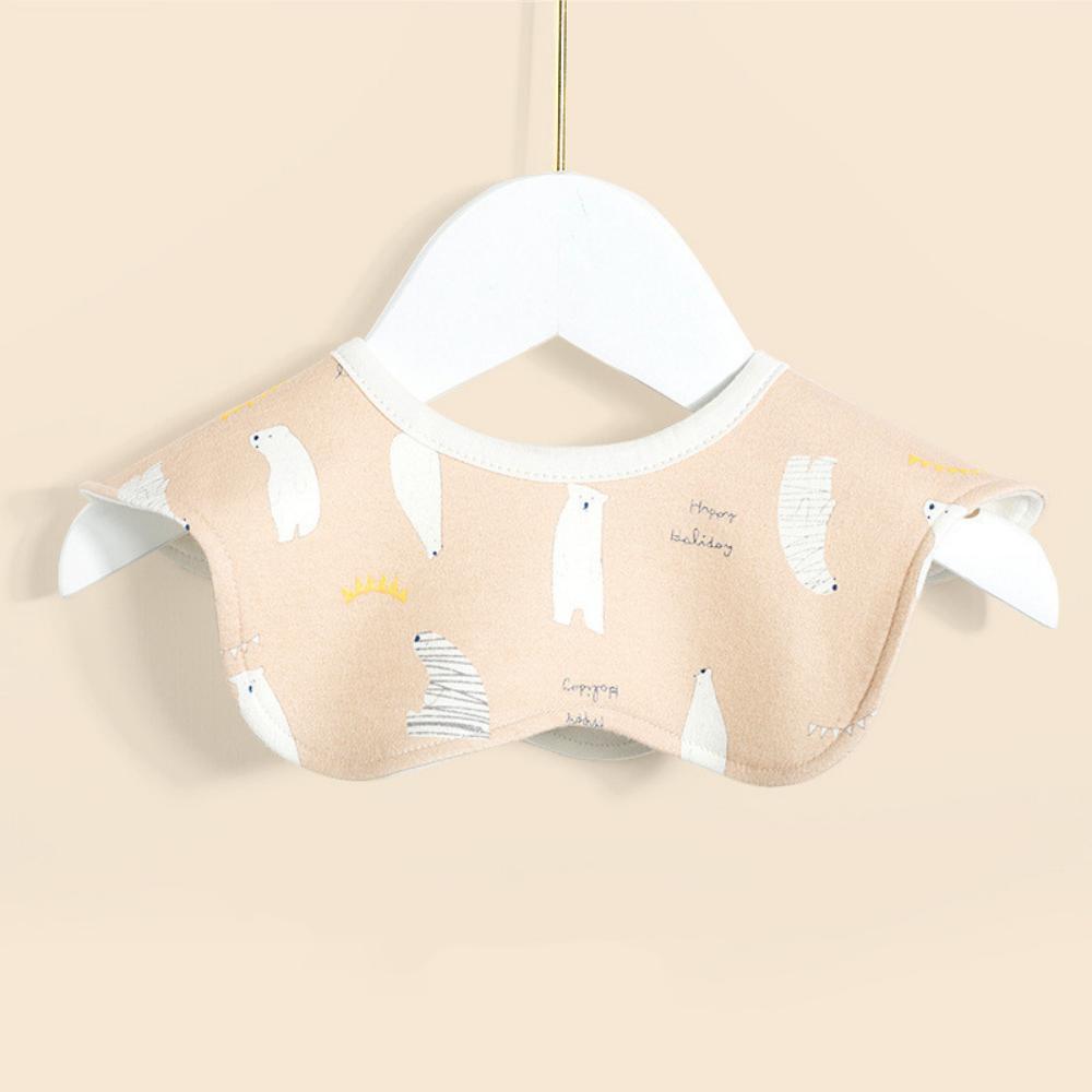 MOQ 5PCS Baby Cotton Waterproof Baby Petal Bibs Accessories Wholesale