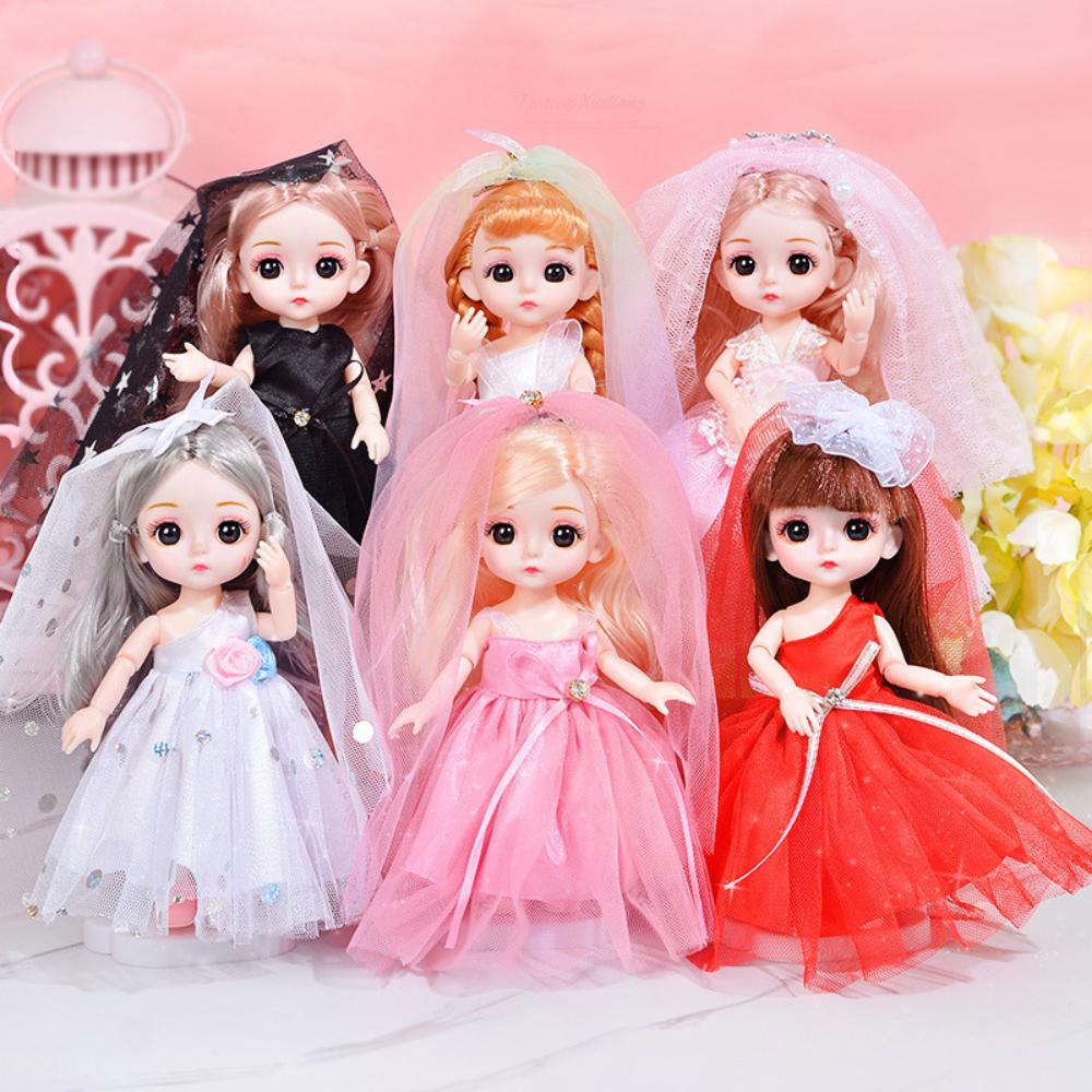 5PCS Children'S Cute Wedding Doll Series Set Wholesale Kids Accessories