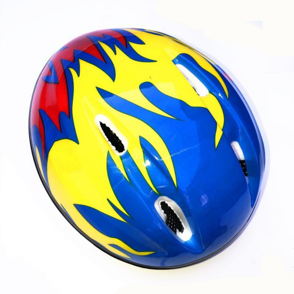 5PCS Children's Adjustable Helmet Protection Supplies With Flame Pattern Wholesale Kids Accessories