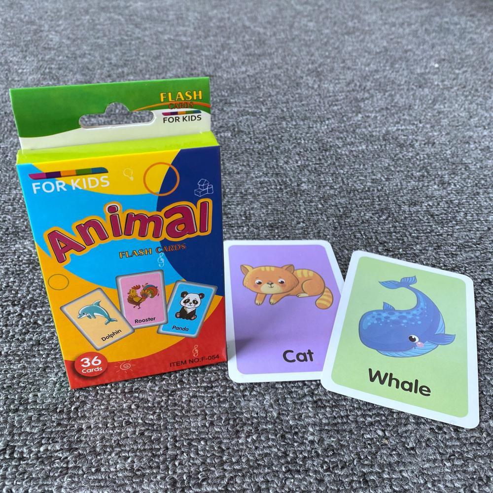 5PCS FlashCards Early Education Enlightenment Teaching Aids Wholesale Kids Accessories