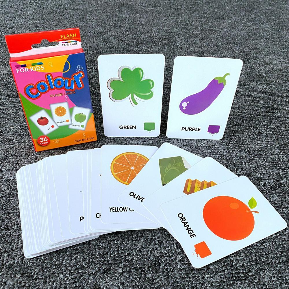 5PCS FlashCards Early Education Enlightenment Teaching Aids Wholesale Kids Accessories