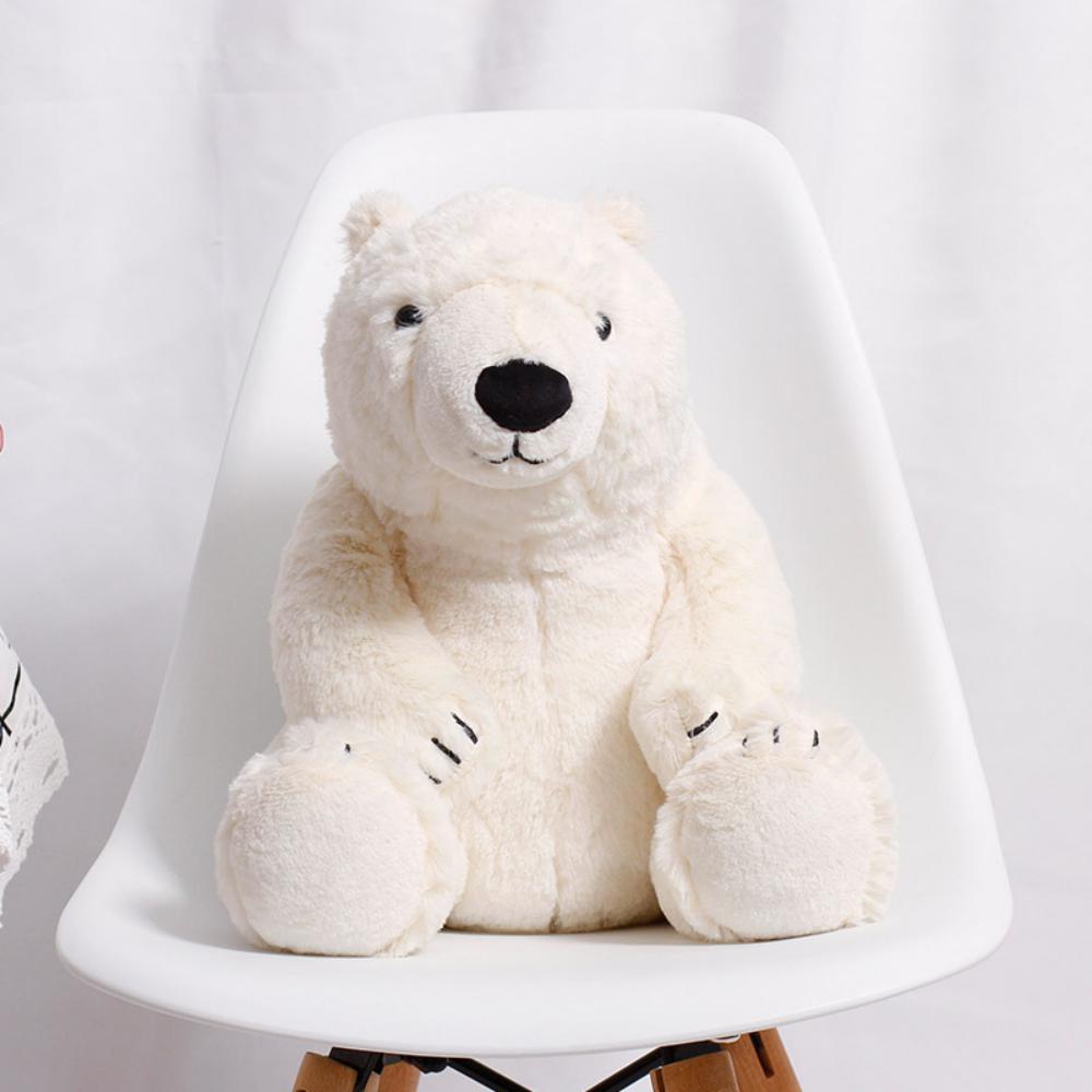 5PCS Simulation Polar Bear Plush Toy Bear Pillow Wholesale Kids Accessories
