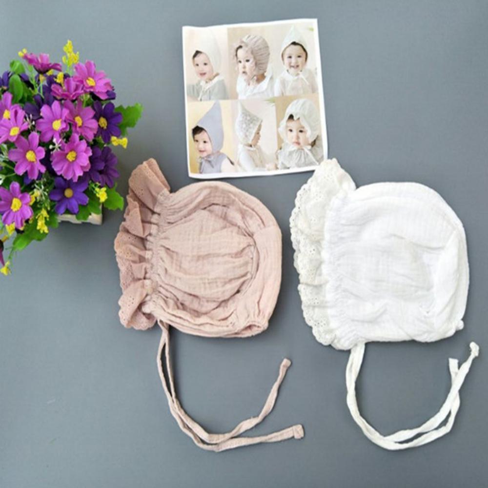 5PCS Spring And Summer Bow Lace Baby Hat Children Hats Wholesale
