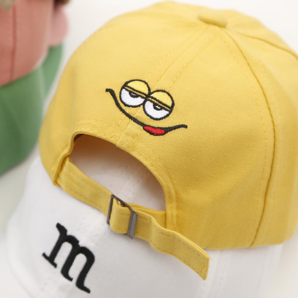 5PCS The Letter M Korean Kids Cap Baby Sunhat Wholesale Kids Accessories