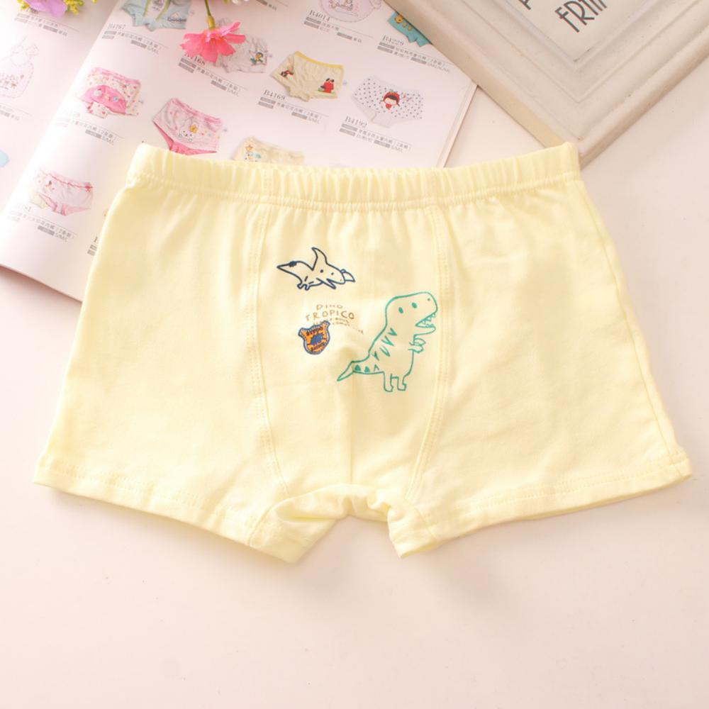 MOQ 6PCS Cotton Cartoon Concise Pattern Boy Underwear Kids Accessories Wholesale