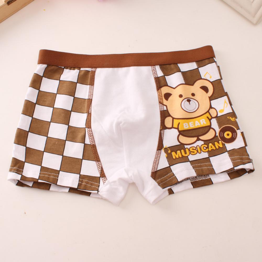 MOQ 6PCS Cotton Cute Cartoon Animal  Student&Boy Underwear Baby Accessories Wholesale