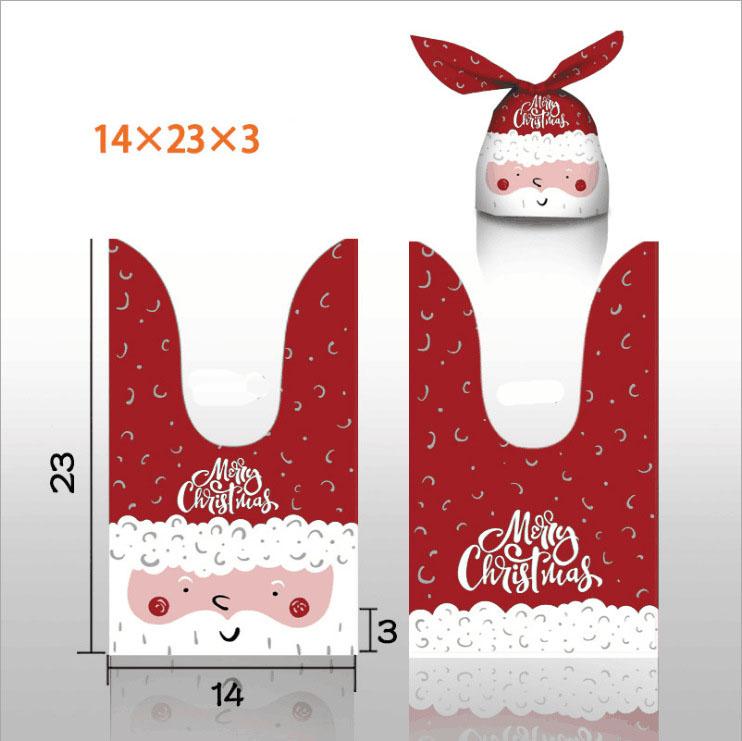 MOQ 100pcs Christmas Print Random Packing Bag Wholesale