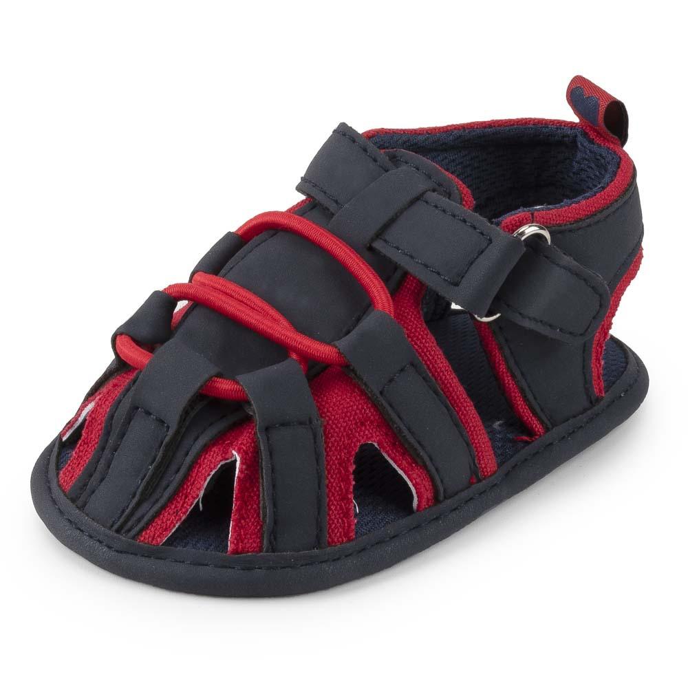 Baby Unisex Adjustable Magic Tape Closed Toe Hollow Out Sandals Wholesale Child Shoes