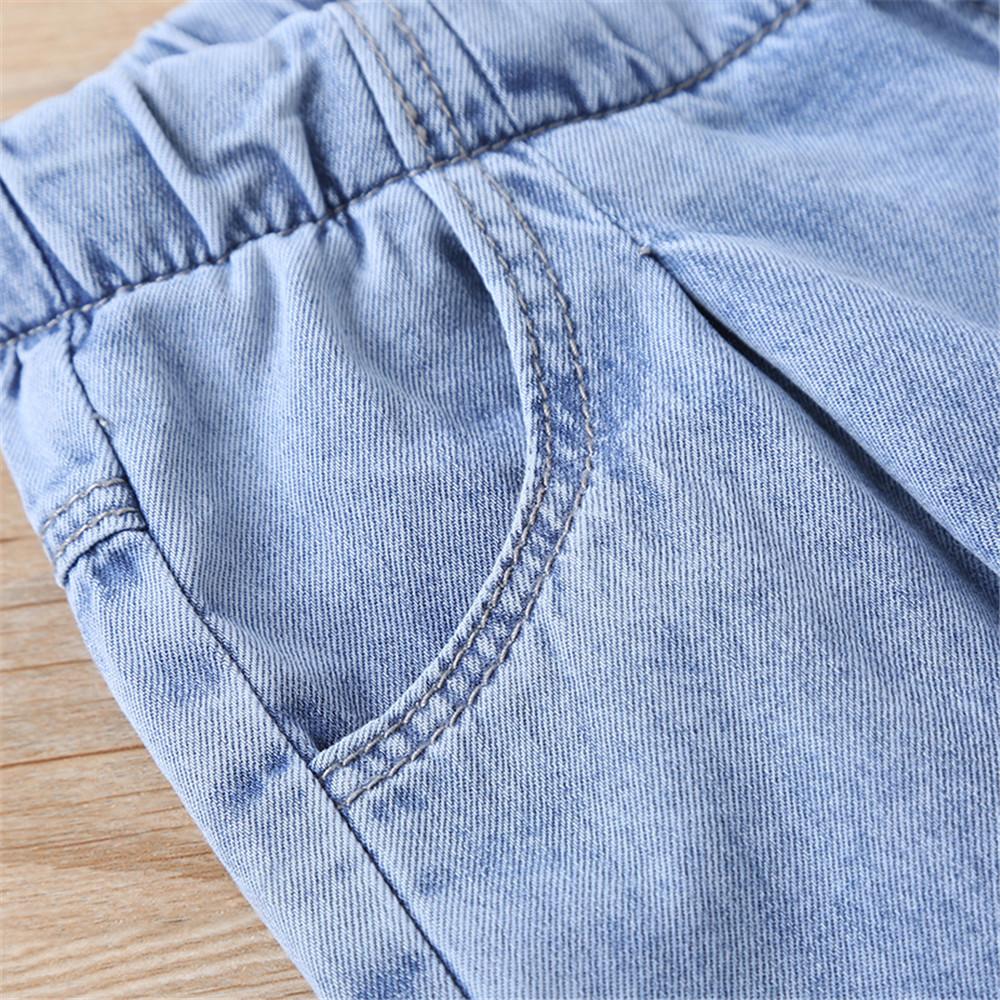 Girls All Season Solid Color Wig Leg Jeans wholesale childrens clothing online