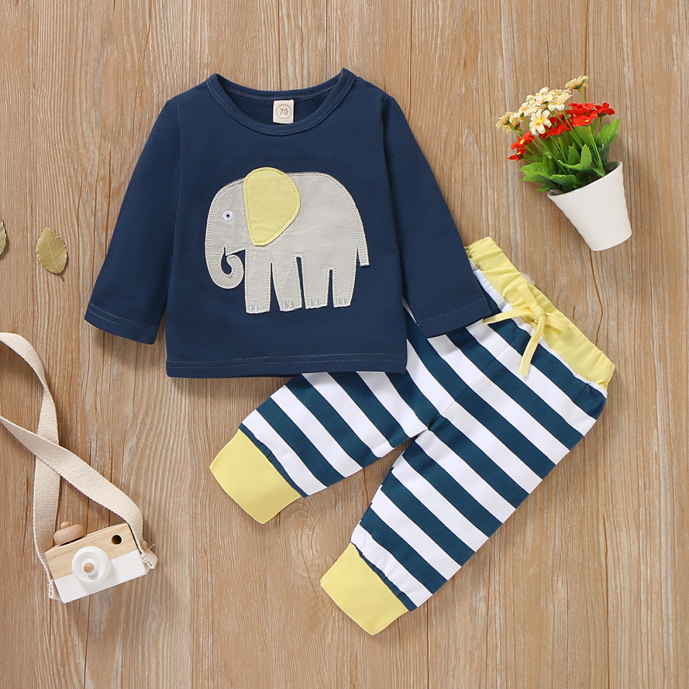 Baby Boys Animal Long Sleeve Top & Pants baby wholesale vendors