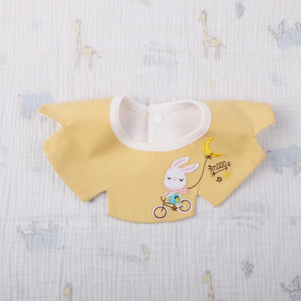 MOQ Baby 3PCS Cotton Cartoon Waterproof Saliva Towel Bib Baby Accessories Wholesale