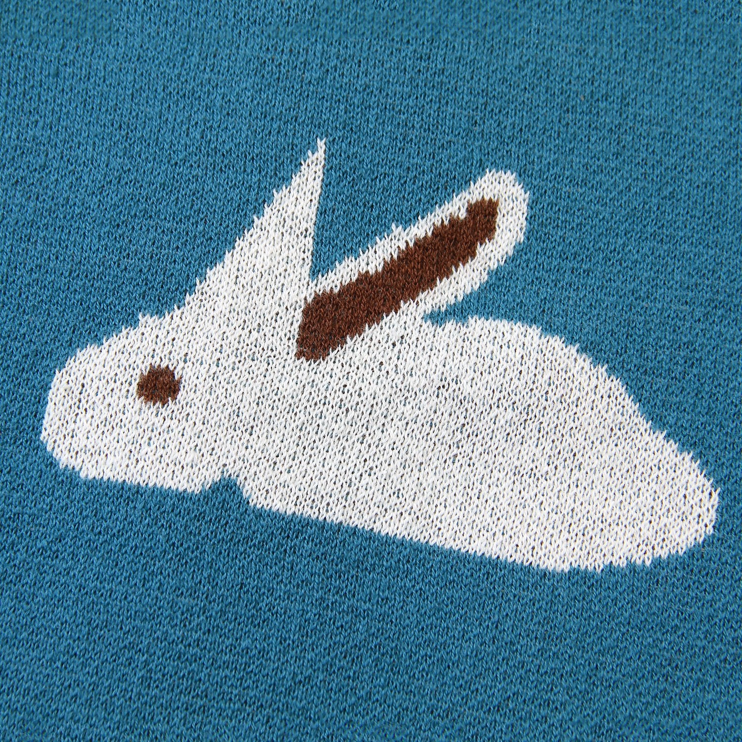 Baby Blanket Cute Rabbit Rainbow Edge Knitted Blanket Baby Wholesale Clothing