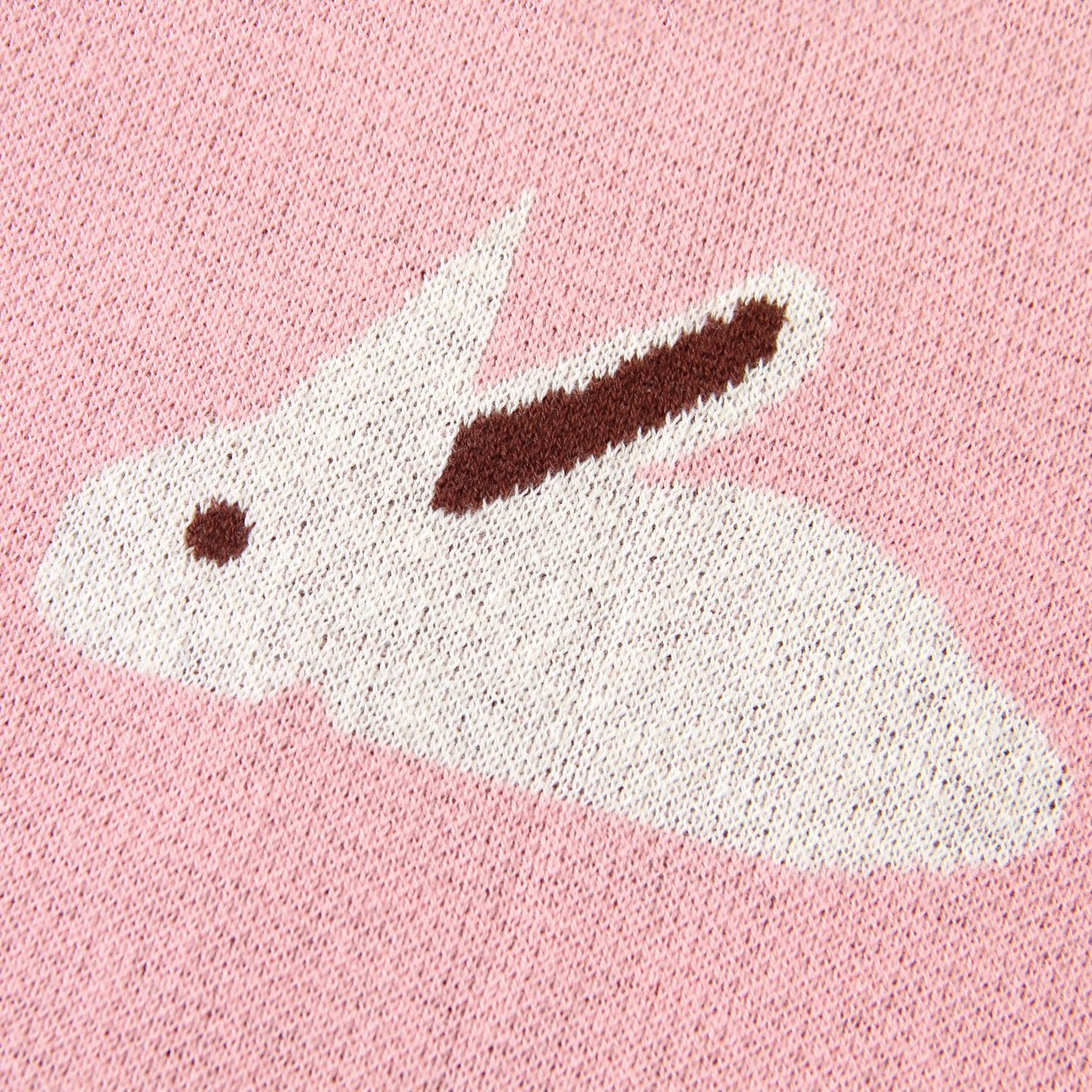 Baby Blanket Cute Rabbit Rainbow Edge Knitted Blanket Baby Wholesale Clothing