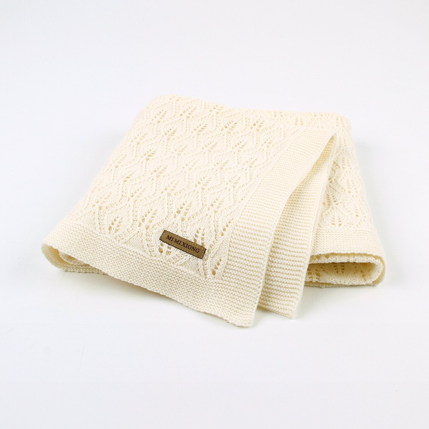 Baby Blanket Knitting Leaf Hollow Hug Blanket Baby Windproof Cover Wholesale Baby Clothes