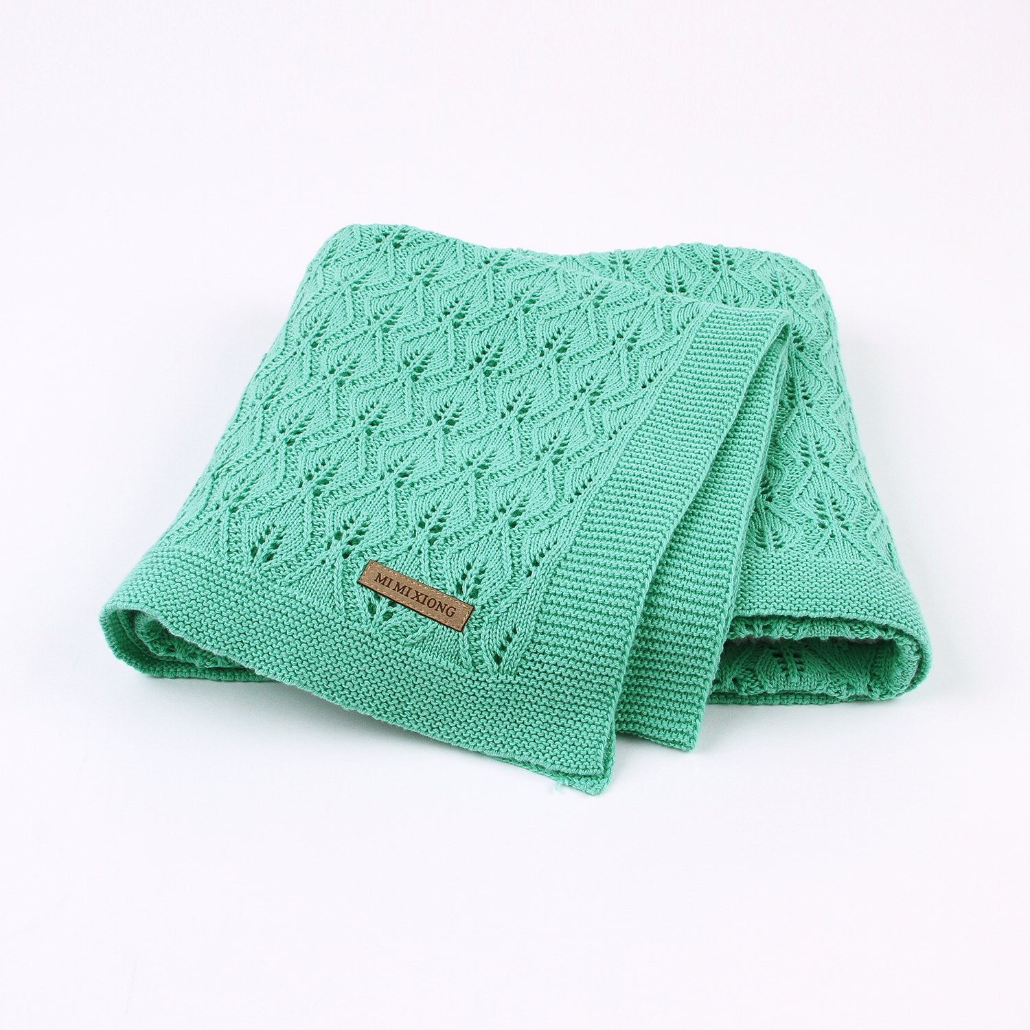 Baby Blanket Knitting Leaf Hollow Hug Blanket Baby Windproof Cover Wholesale Baby Clothes