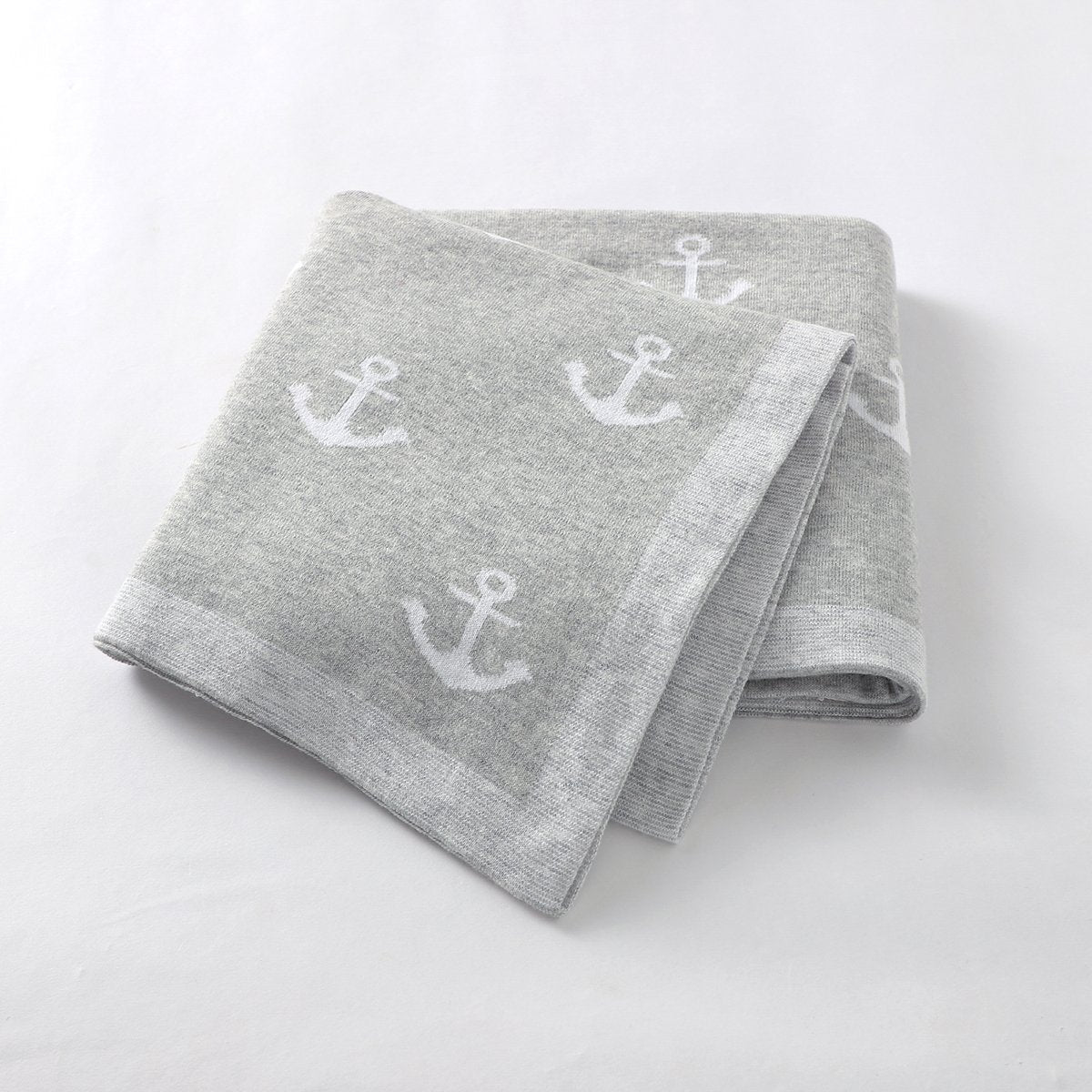 Baby Cartoon Knitted Boat Spear Hold Blanket Newborn Windproof Duvet Blanket Wholesale Baby