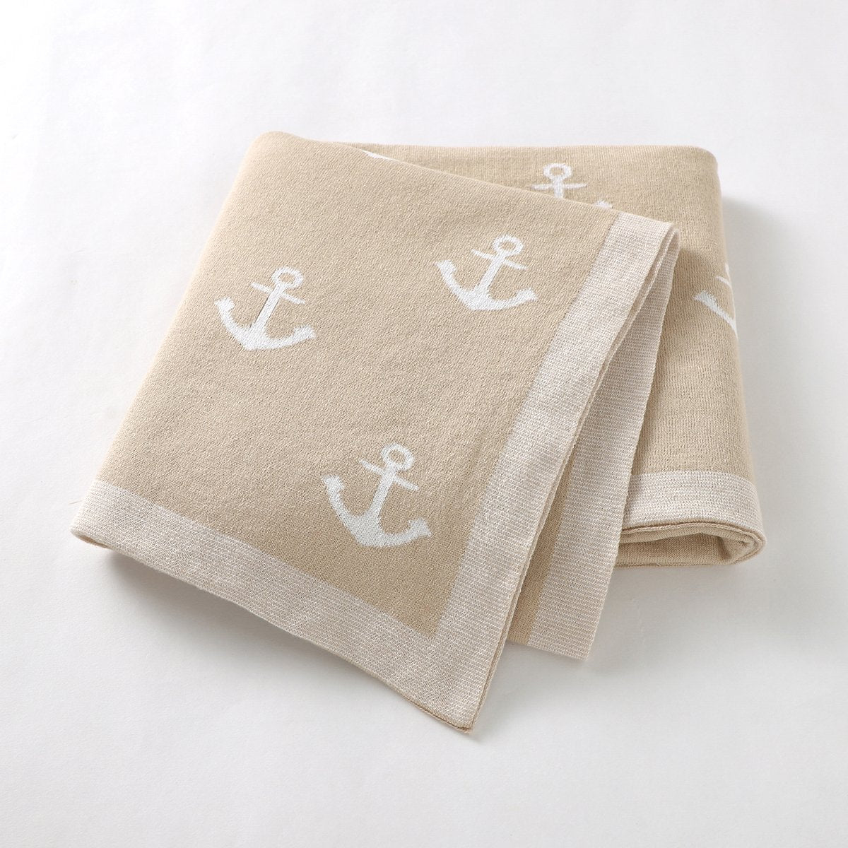 Baby Cartoon Knitted Boat Spear Hold Blanket Newborn Windproof Duvet Blanket Wholesale Baby