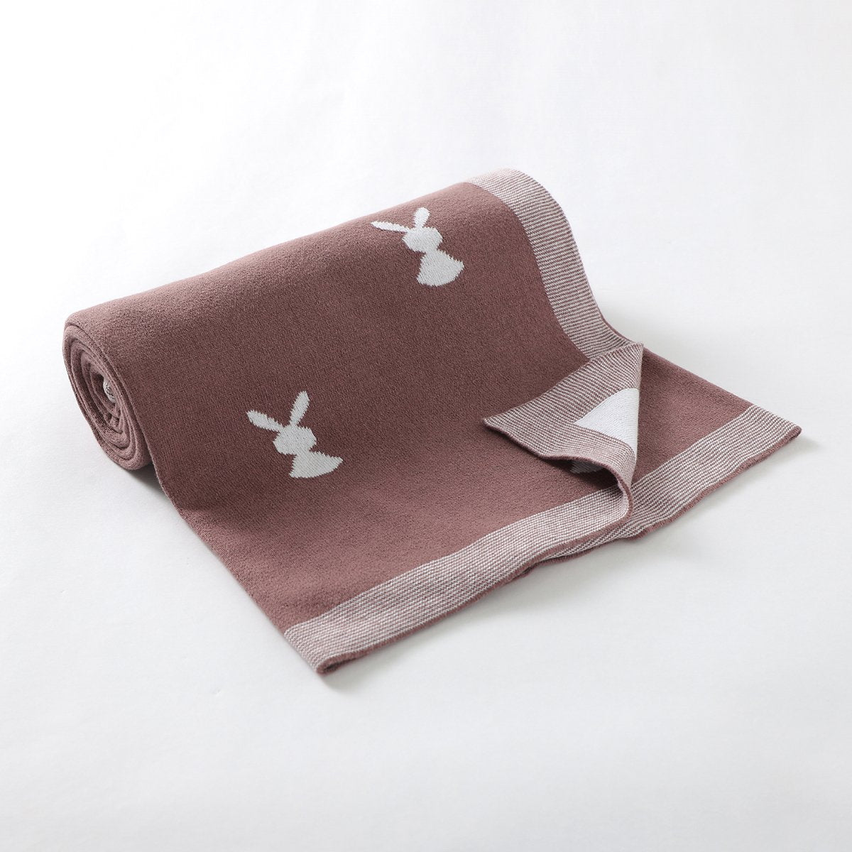Baby Cartoon Knitted Cotton Cute Rabbit Hug Blanket Newborn Windproof Quilt Blanket Baby Clothes Wholesale