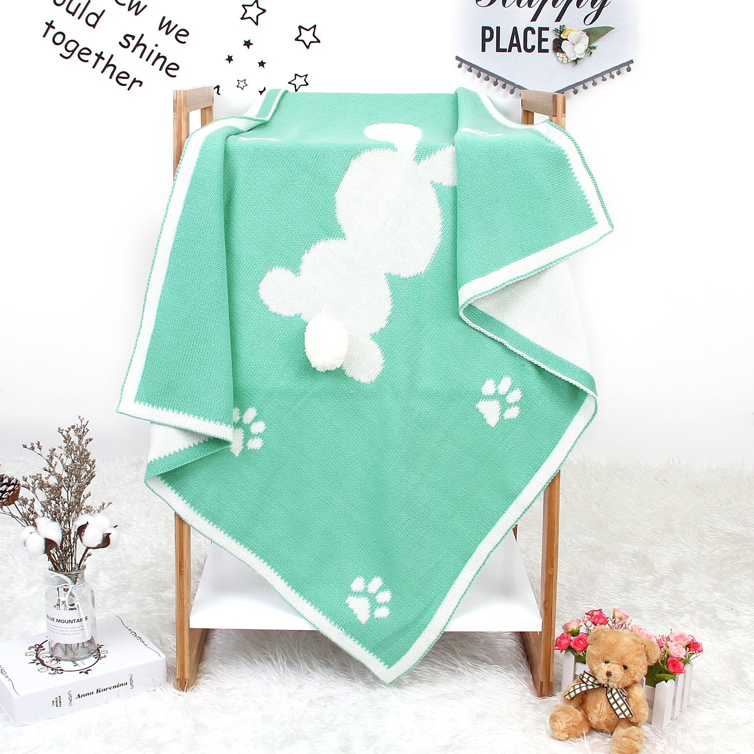 Baby Cartoon Three-Dimensional Bunny Blanket Cover Blanket Baby Blanket Wholesale Baby